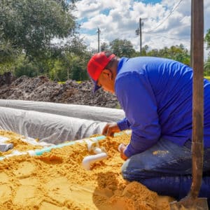 drain field install in Lutz FL
